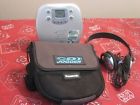 0001panajoggcdplysilv476j Panasonic Vintage Portable Jogger Cd Player With Accessories