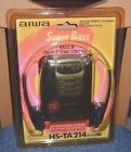Hs-ta214 018818006596 Aiwa New Sealed Rare Stereo Radio Cassette Player