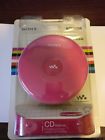 D-ej001 027242679474 Sony Nip Cd Walkman Skip Free Portable Player Pink Rose