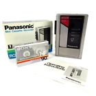 Rq-345 037988351138 Panasonic Mini Cassette Recorder Bundle Tested And Working