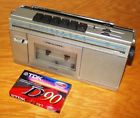 14-1075 Realistic Vintage Portable Radio Cassette Works