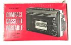 14-802 Realistic Portable Compact Cassette Recorder Player Vtg Model