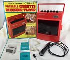 14-842 Realistic Radio Shack Vintage Portable Cassette Recorder Player