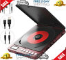 2400mah Unbranded Portable Cd Player Rechargeable Compact Personal With Double