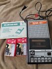 3-5105f Ge Neral Electric Tape Player Recorder Black Silver Vinta Cassette
