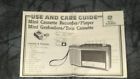 3-5300 Ge Vinta Compact Cassette Recorder