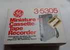 3-5305 Ge Miniature Cassette Tape Recorder New Date Code