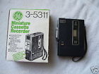 No.3-5311c 3-5311c Ge Neral Electric Personal Portable Cassette Tape Recorder