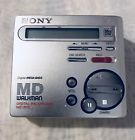 4-978-610-01 Sony Vintage Md Minidisc Walkman Recorder Silver Color