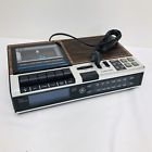 7-4956b 7-4956 Ge Euc Vtg Clock Radio And Cassette Player Recorder Tested