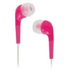 99157  Memorex Lightweight Earbuds Pink Headphones 034707986268