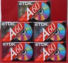 A60 Tdk Lot Genuine New Audio Cassette Type Normal 020356265502