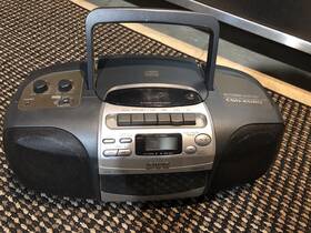 Csd-ed20 Aiwa Vintage 98 Portable Cd Cassette Deck Am/fm Radio Payer Recorder