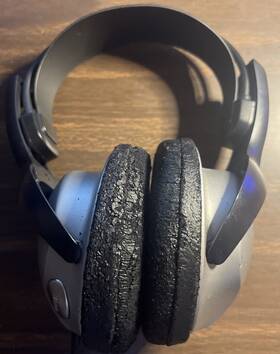 Hp-x222 Aiwa Over The Ear Headphones Tested And Working Vintage