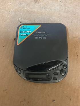 Xp-66 Aiwa 1994 Portable Compact Disc Cd Player 1 Bit Dac Vintage - For Parts