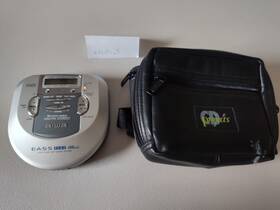 Xp-r207 Aiwa Vtg Portable Cd Player Am/fm Radio Eass Plus Fully Tested Working