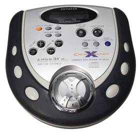 Aiwa Xp-sr321 Cross X Trainer Personal Portable Cd Player Silver Tested