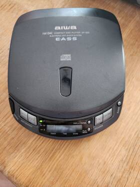 Xp529b Aiwa Portable Cd Compact Disc Player