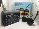 Al-18 International Stereo Walkman In Box Cassette Player Tape