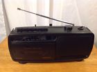 Aq5010-17 Magnavox Cassette Boombox Tape Player Recorder Radio Portable Tested