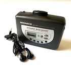 Aq6567 Magnavox Portable Stereo Radio Cassette Player Headphone Clip