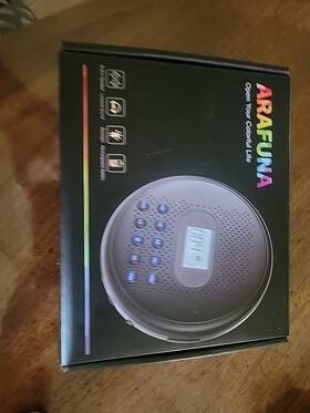 5189 Arafuna Portable Cd Player Built-in Speakers Rechargeable