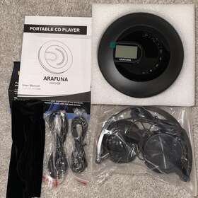 5192b Arafuna Cd Player Portable Rechargeable Player.1400mah Battery