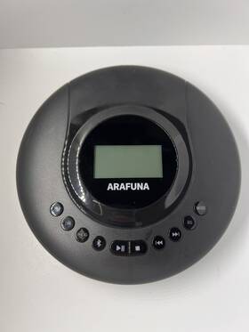 Arafuna Cd-5194b Portable Cd Player 5194b 5v-1a Used Works