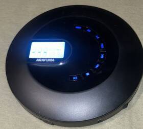 Lhc-cd5192c Arafuna Cd Player Portable Rechargeable Black Only Tested Vg