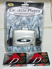 Atc-747 Tozai Vintage Portable Stereo Cassette Player Belt Clip Free