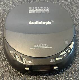 Audiologic Ac1142a Vintage Portable Cd Player Model Anti-shock Tested