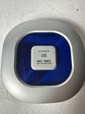Audiovox 044476025341 New 60 Second Skip Protection Silver Personal Cd Player 8