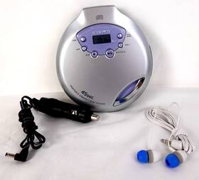 Audiovox 8707-45k Portable Cd Player Dm8707-45k Compact Disk Great Sound Xtras