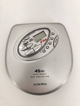 Dm9913-45 Audiovox 99123 Vintage Working 45 Sec Skip Digital Fm Portable Cd Player