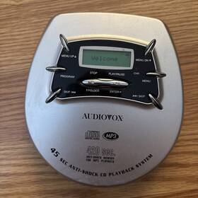 Ce-151mp Audiovox Vintage Mp3 Portable Cd Player No Headphones Tested