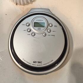 Audiovox Dm8708-bd Vtg Portable Cd Player 60 Sec Anti Shock Electronic - Works