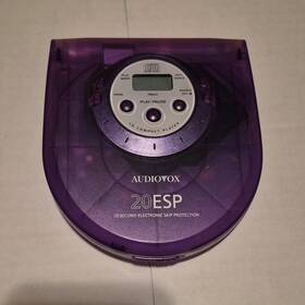Audiovox Dm8801-1 Cd Player Purple Electronic Skip Protection Anti-shock