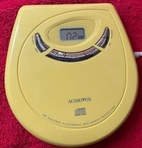 Dm8902-45 Audiovox Portable Yellow Cd Player Model Anti Shock Tested Working Dm8902-45 Audiovox Portable Yellow Cd Player Model Anti Shock Tested Working