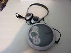 2411-17 Ax Philips Vintage Portable Cd Player Original Headphones
