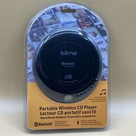 Pcdbt01-bk Borne Portable Wireless Cd Player New Sealed