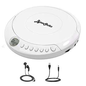 Byronstatics 810090221106 Portable Disc Cd Player Personal Walkman Music Players Anti-s