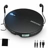 Cd-5188-b-us Portable Cd Player Discman For Home Car Travel With Stereo