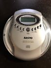 Cdp-m303 Sanyo Portable Cd Player Silver Tested