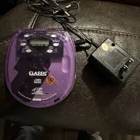 Cl411purple Classic Model Portable Cd Player Anti-shock 138