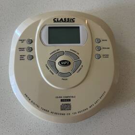 Cm-544 Classic Mc-544 Mp3 Cd Player Walkman Model Works Tested