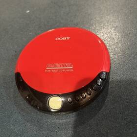 Cd-190-slv Coby Portable Cd190 Compact Cd Player Red