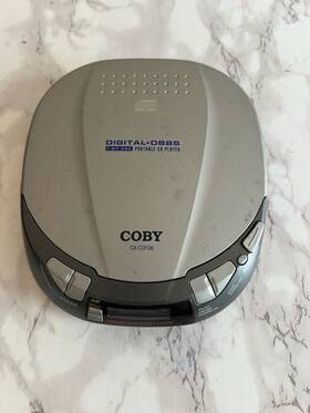 Coby Cx-cd106 Vtg Portable Compact Disc Player With Dynamic Bass Boost System