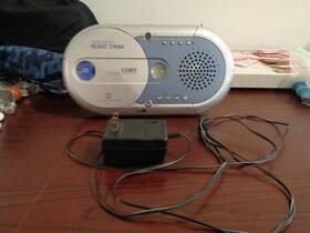 Cx-cd234 Coby Vintage Handy Music Case Portable Cd Player Am/fm Radio Tested