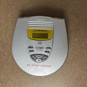 Coby Cx-cd868 Vintage Portable Cd Player Silver 40 Sec Anti-skip Dbbs Sound