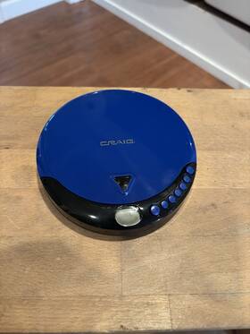 Cd2828 Craig Portable Compact Disc Player. Blue Tested And Works Great